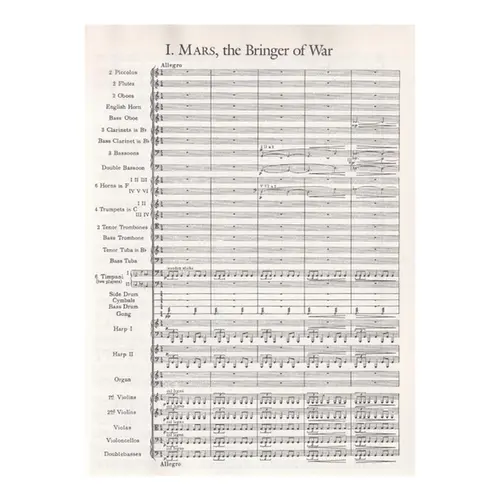 The Planets in Full Score