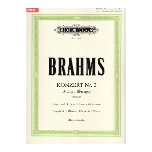 Piano Concerto No.2 in B flat Op. 83 (edition for 2 pianos)