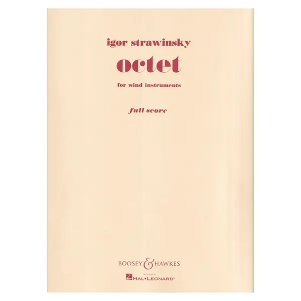 Octet For Wind Instruments - Regente e Partes