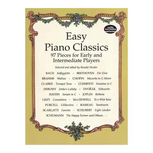 Easy Piano Classics - 97 Pieces For Early And Intermediate Players