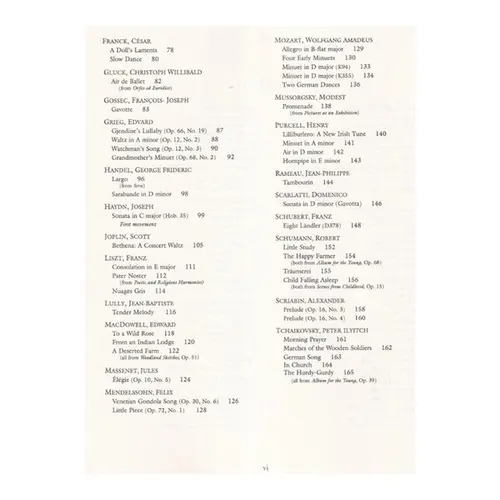 Easy Piano Classics - 97 Pieces For Early And Intermediate Players