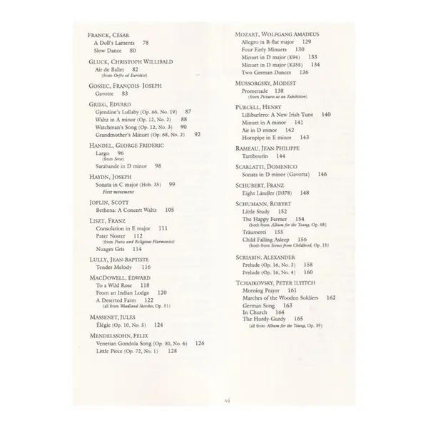 Easy Piano Classics - 97 Pieces For Early And Intermediate Players