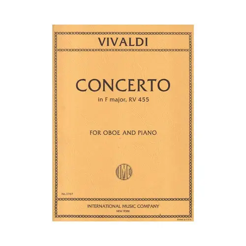 Concerto In F Major - Rv 455 (Oboe)