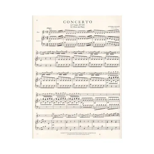 Concerto In F Major - Rv 455 (Oboe)