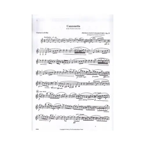Festival Performance Solos - Vol.2 - Clarineta