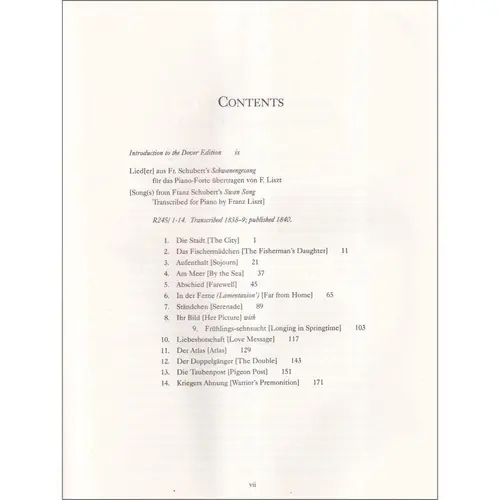 The Schubert Song Transcriptions For Solo Piano - Serie III The Complete Schanengesang
