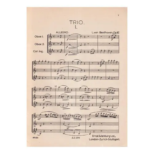 Trio C Maj. Op.87 - Study score