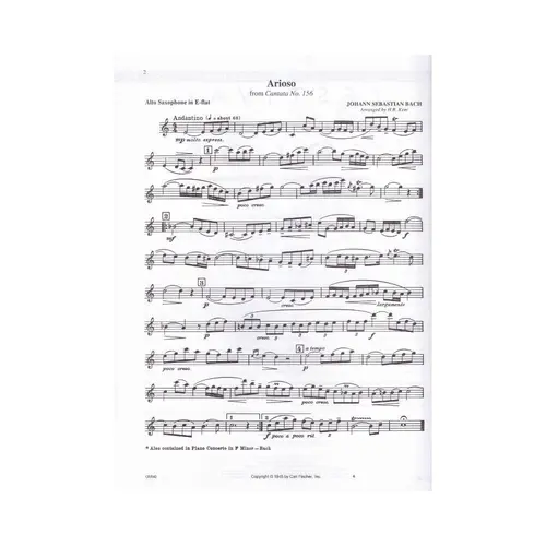 Festival Performance Solos - Vol. 2 - Sax Alto