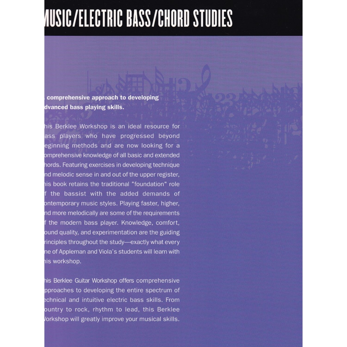 Chord studies for electric bass hot sale