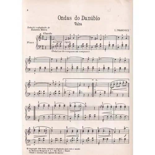 Ondas Do Danúbio (Rev. R. Mosca)  (Edição Antiga)