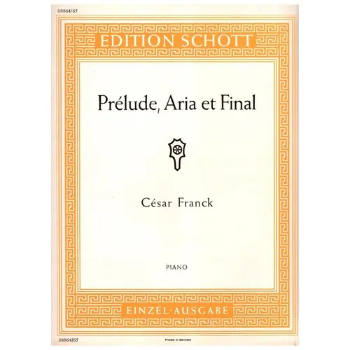 Prelude, Aria Et Final - piano