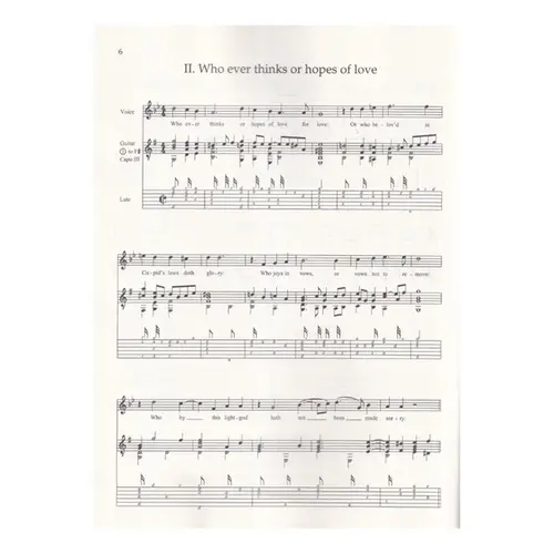 Lute Songs Of John Dowland