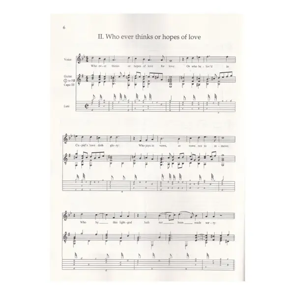 Lute Songs Of John Dowland