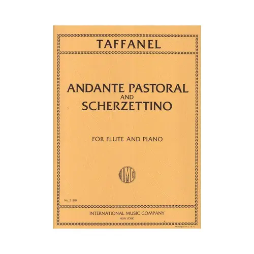 Andante Pastoral And Scherzettino For Flute And Piano