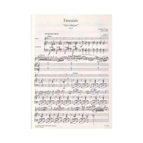 Fantaisie Pour Flute Et Piano Op.10