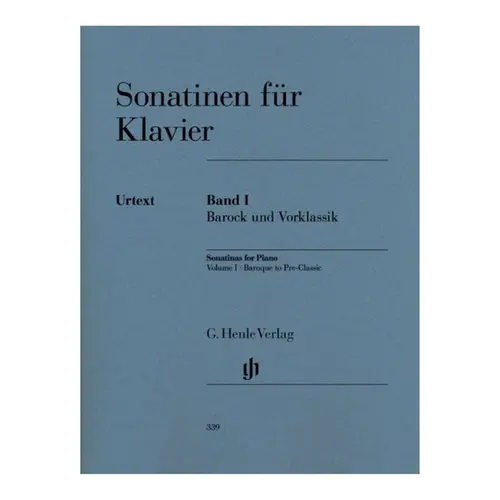 Sonatinas for Piano - Vol.1 - Baroque To Pre-Classic