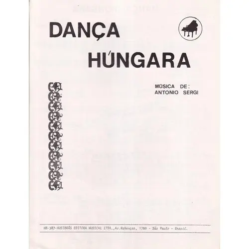 Dança Húngara para piano