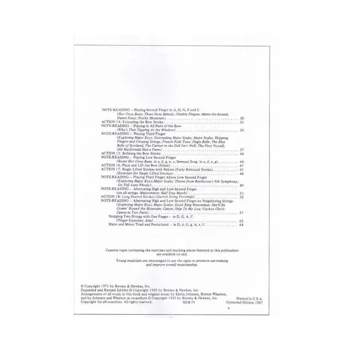 Young Strings In Action Vol.1 - Violin - Student Book