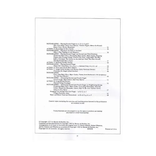 Young Strings In Action Vol.1 - Double Bass - Student Book