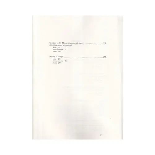Overtures And Preludes In Full Score