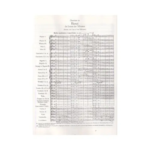 Overtures And Preludes In Full Score
