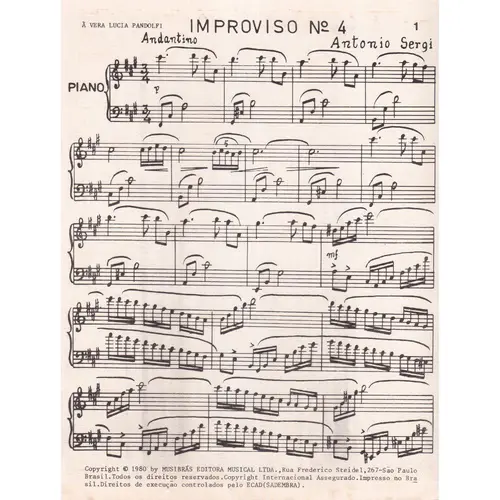 Improviso N.4 para piano