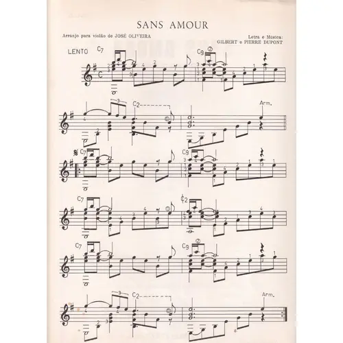 Sans Amour  (Edição Antiga)