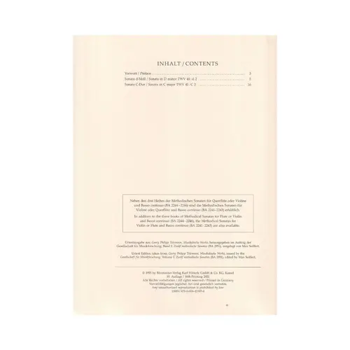 Methodische Sonaten - Vol.6 (D Moll / C Dur)