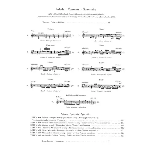 Piano Suites And Piano Pieces  (London 1733) - Urtext