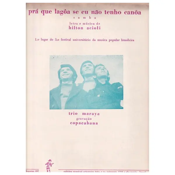 Prá Que Lagôa Se Eu Não Tenho - Samba