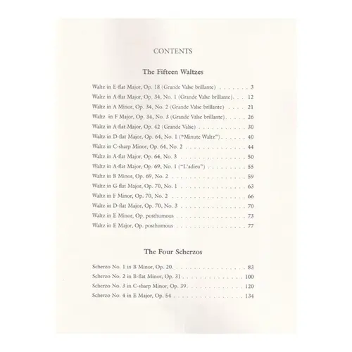 Waltzes And scherzos