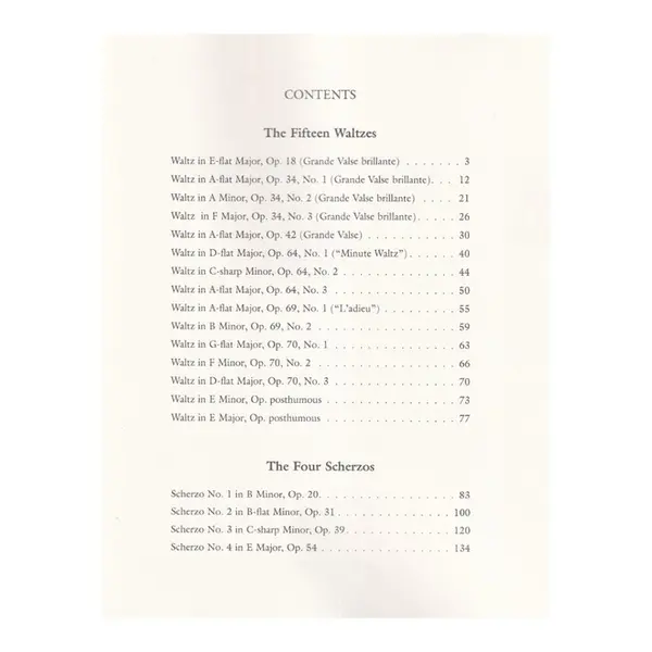 Waltzes And scherzos