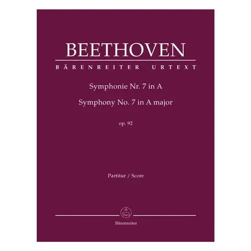 Symphonie N.7 A Dur - Op.92  - Full Score