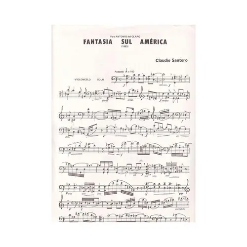 Fantasia Sul America  Para Violoncelo