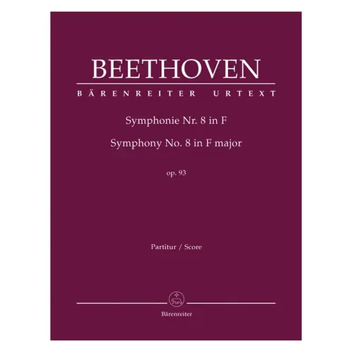 Symphonie N.8 In F Dur - Op.93 - Score