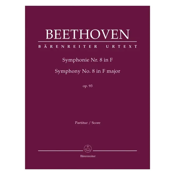 Symphonie N.8 In F Dur - Op.93 - Score