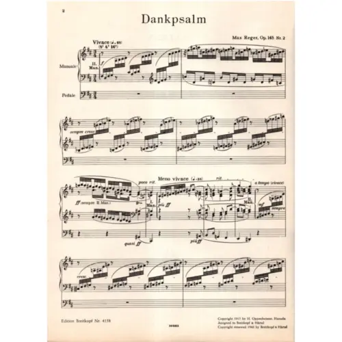 Dankpsalm - Op.145 N.2