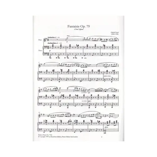 Anthology Of Selected Pieces For Flute And Piano