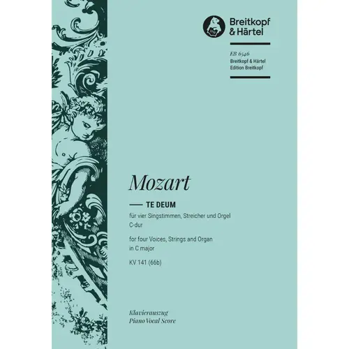 Te Deum in C major KV 141 (66b) - piano vocal score