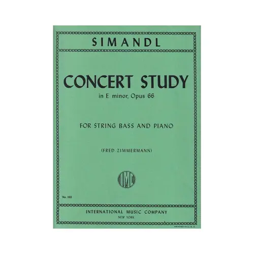 Concert Study in e minor op. 66d