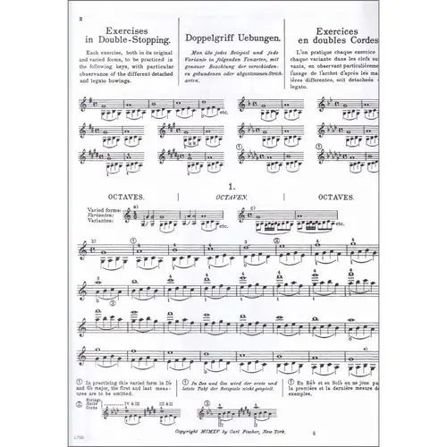 Preparatory Studies In Double Stopping For Violin Op.9