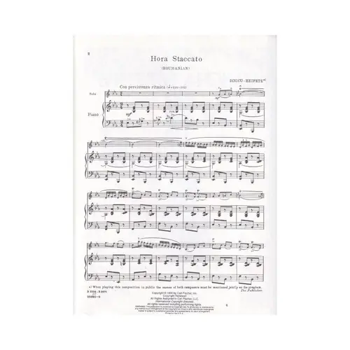 Hora Staccato (Violino)
