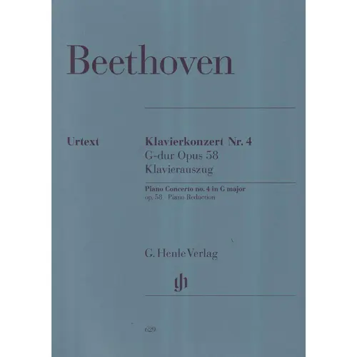 Piano Concerto N.4 In G Minor Op.58 - Piano Reduction -  Urtext