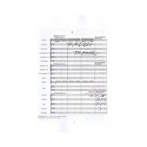 Symphony N.4 In G major for soprano and orchestra - study score