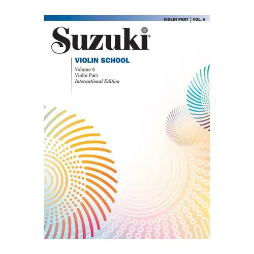 Suzuki Violin School Vol.06 (Book Only) International Edition