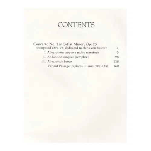 Piano Concerto N.1-B-Flat Minor - Op.23
