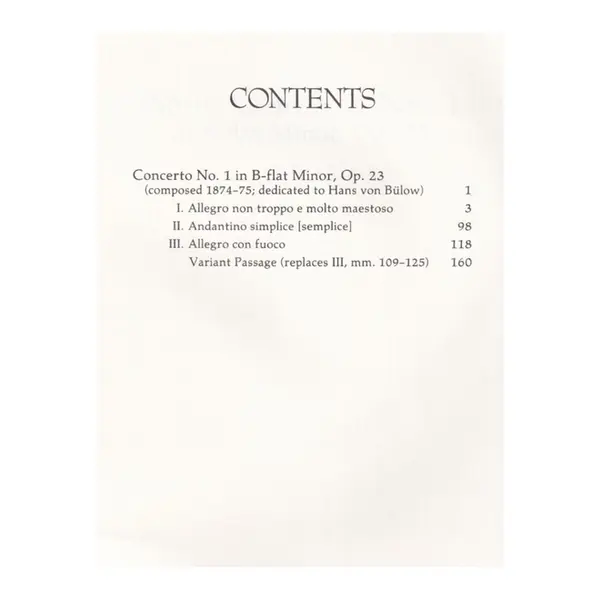 Piano Concerto N.1-B-Flat Minor - Op.23