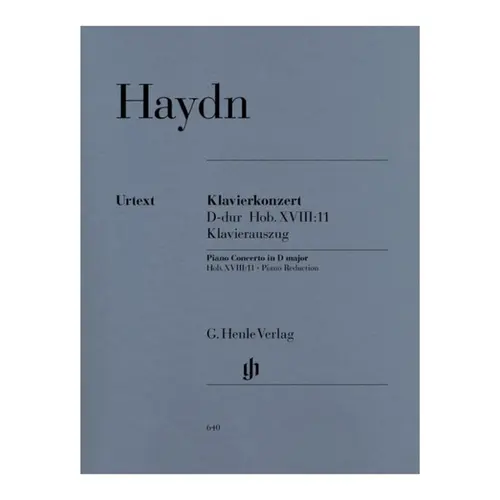 Piano Concerto In D Major Hob. XVIII:11 - piano reduction - Urtext