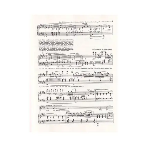 Der Rosenkavalier  - vocal score