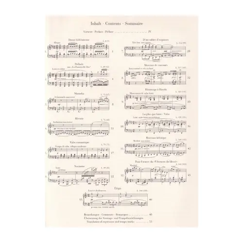 Piano Pieces - Urtext